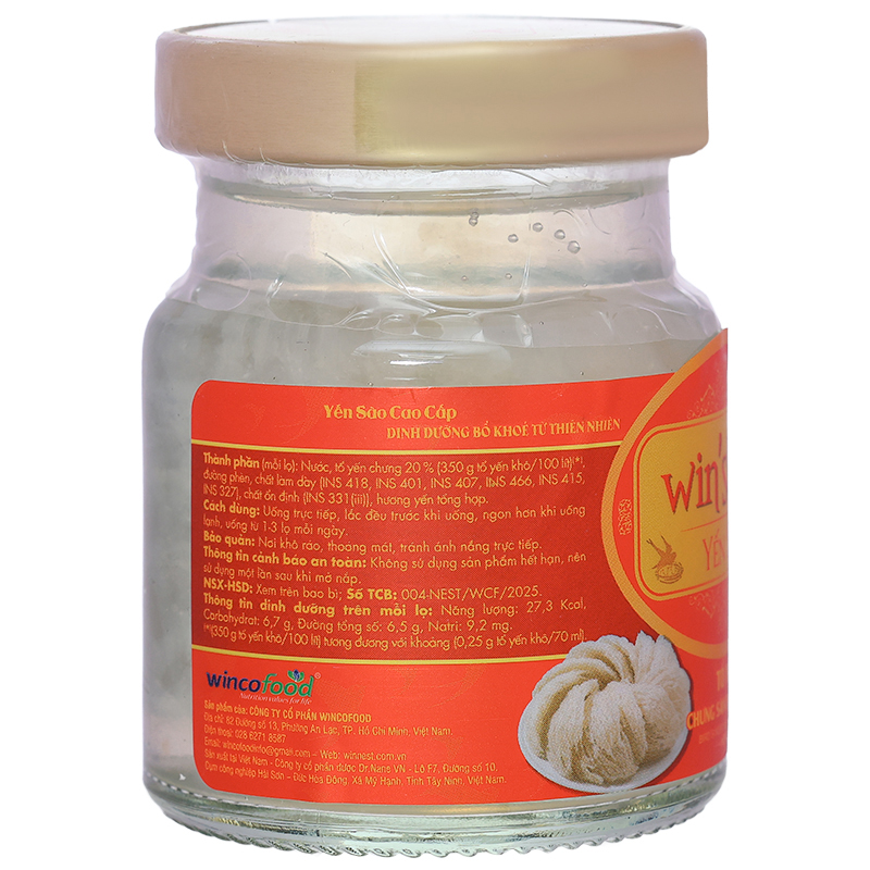 Yến Sào Win'snest Đường Phèn hộp 6 hũ x 70ml - 11